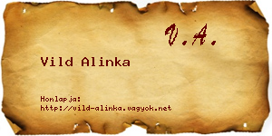 Vild Alinka névjegykártya