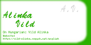 alinka vild business card